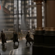 There it is, hanging next to a portrait of President Seraphina Picquery, a name very close to the name of the witch in the His Dark Materials books, Serafina Pekkala (Image: Screenshot from the teaser trailer)